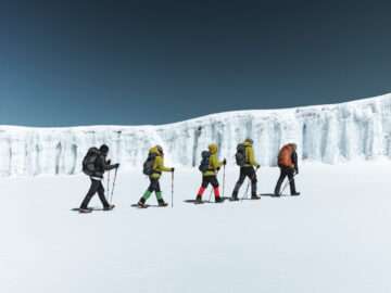 Climb Mt. Kilimanjaro on snow